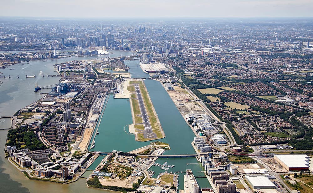 Bild von Flughafen London City
